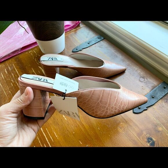 ZARA thick heel mules - Picture 6 of 6